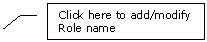 Line Callout 3: Click here to add/modify Role name